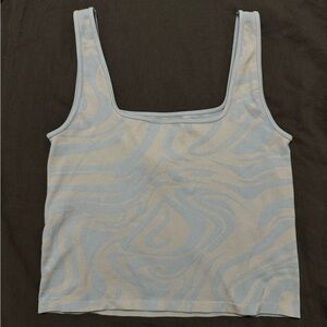 Blue hollister groovy tank